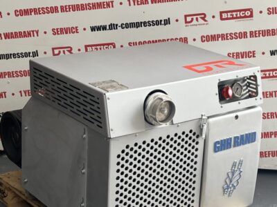 Kompresor GHH Rand Cs85 w zabudowie Riwo z chłodnicą powietrza